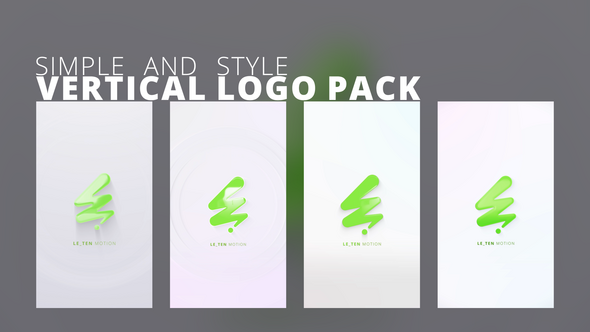 Simple and Style Vertical Logo Pack