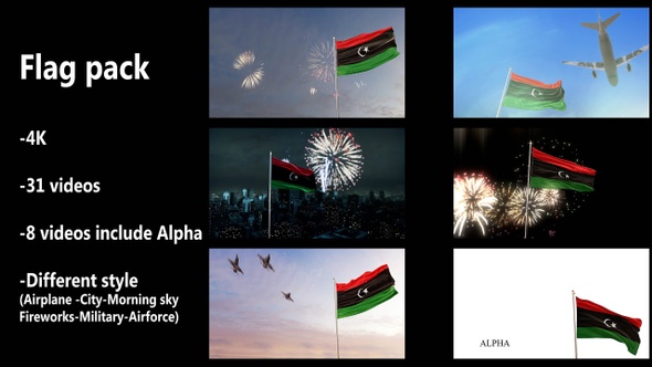 Libya Flag Pack alt