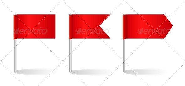 Vector Illustration of Flags Set - Miscellaneous Vectors