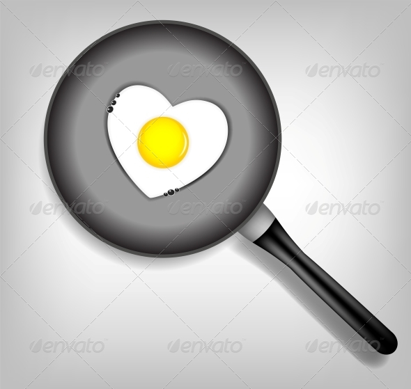 Fried Eggs Vector Illustration - Miscellaneous Vectors
