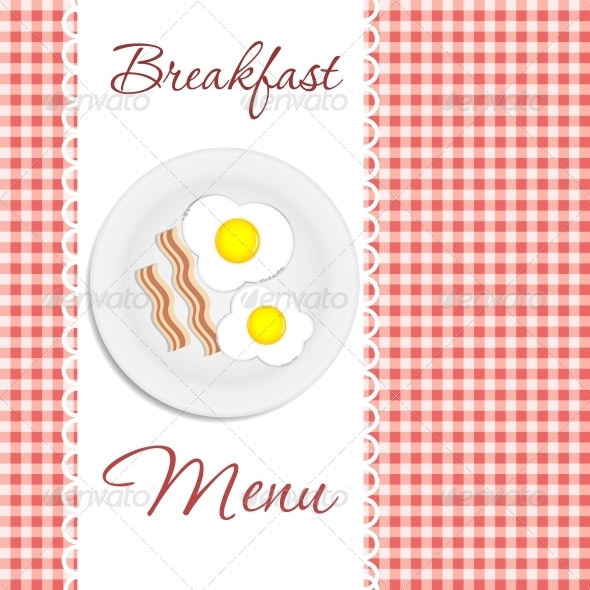 Breakfast Menu Vector Illustration - Miscellaneous Vectors