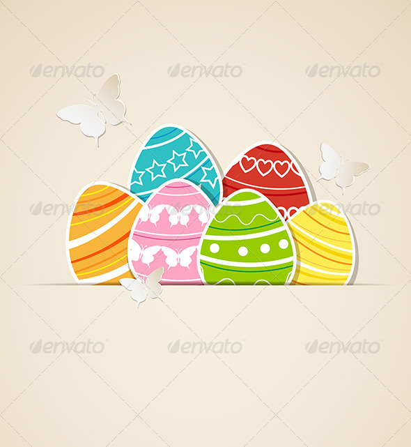 Paper Easter Background - Miscellaneous Seasons/Holidays
