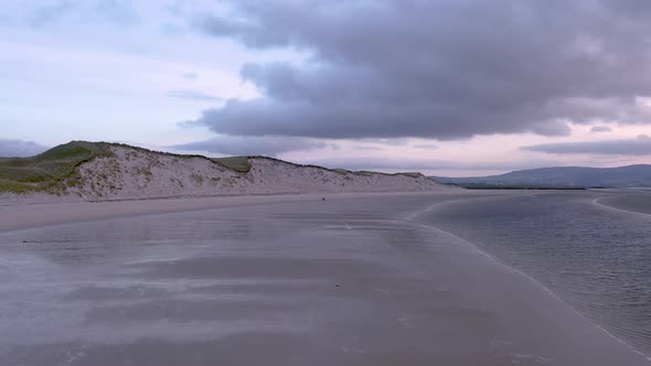The Landscape of the Sheskinmore Bay Next To the Nature Reserve Between Ardara and Portnoo in alt