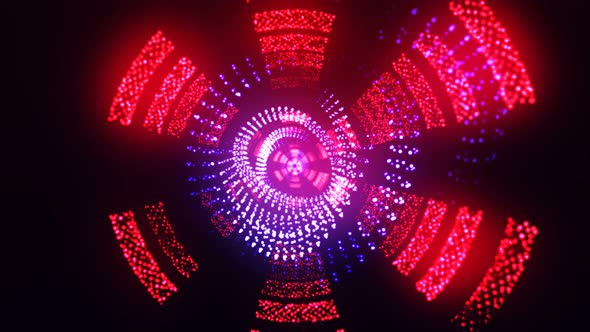 Vj Particles Background Red Blue