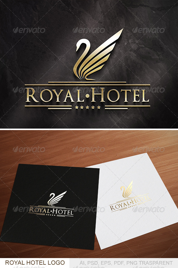 Royal Hotel Logo by in-line | GraphicRiver