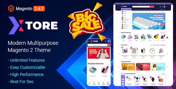 Xtore |  Modern Multipurpose Magento 2 Theme