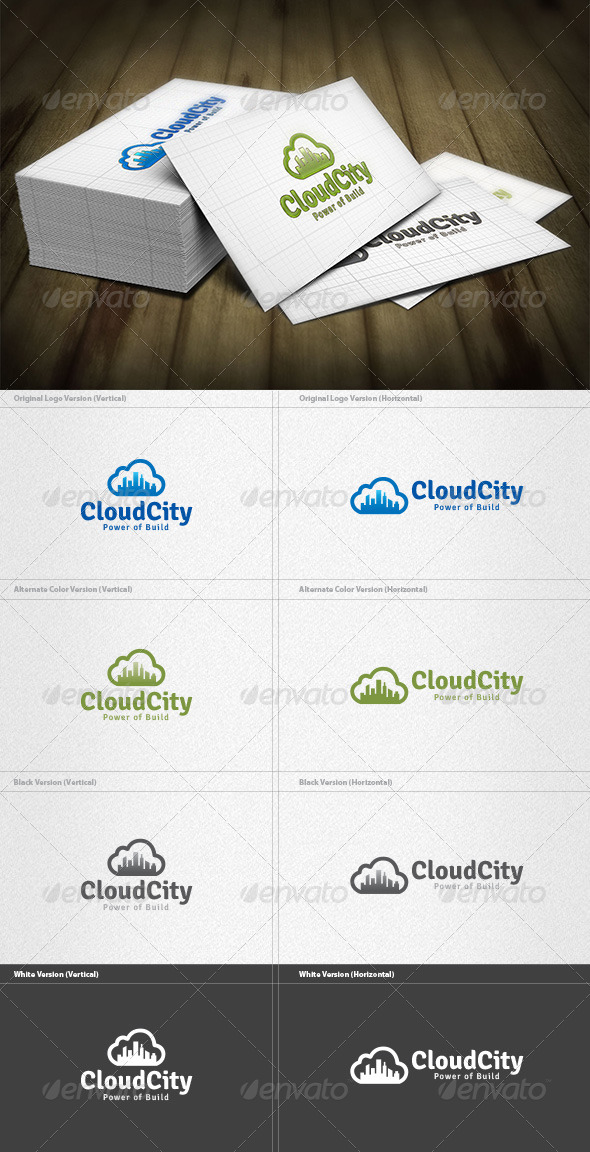 Cloud City Logo - Buildings Logo Templates