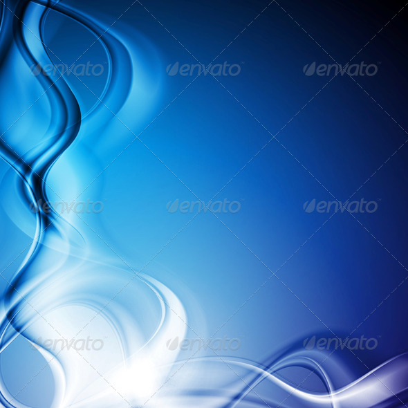 Abstract Vector Waves Template - Backgrounds Decorative