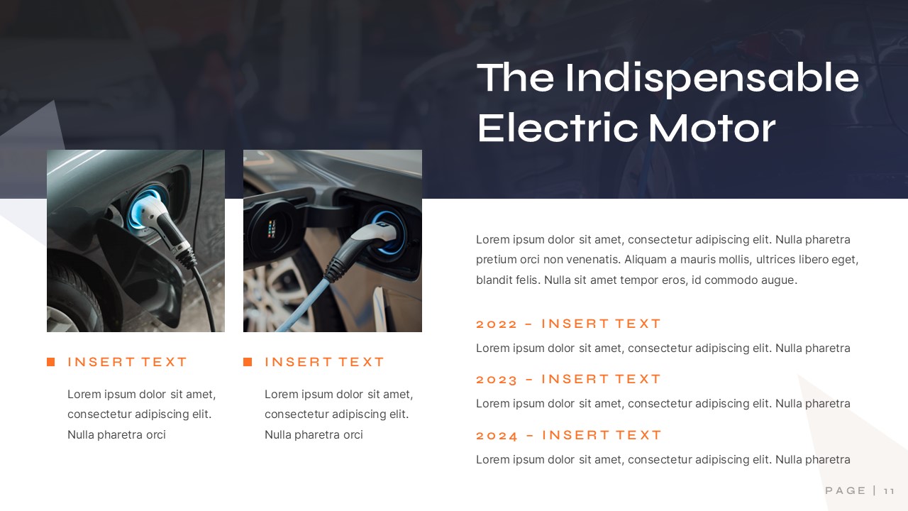 Monthor - Electric Motor Professional Presentation Template ...