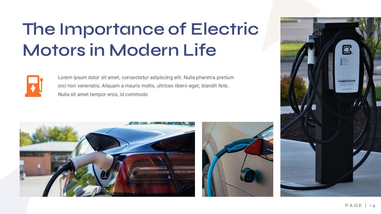 Monthor - Electric Motor Professional Presentation Template ...