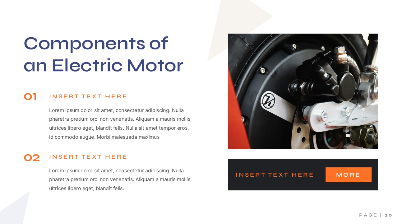 Monthor - Electric Motor Professional Presentation Template ...