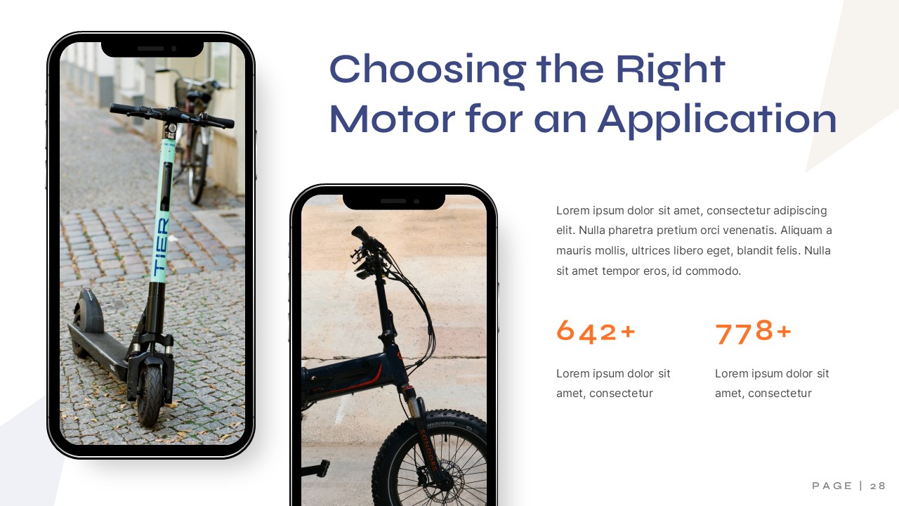 Monthor - Electric Motor Professional Presentation Template ...
