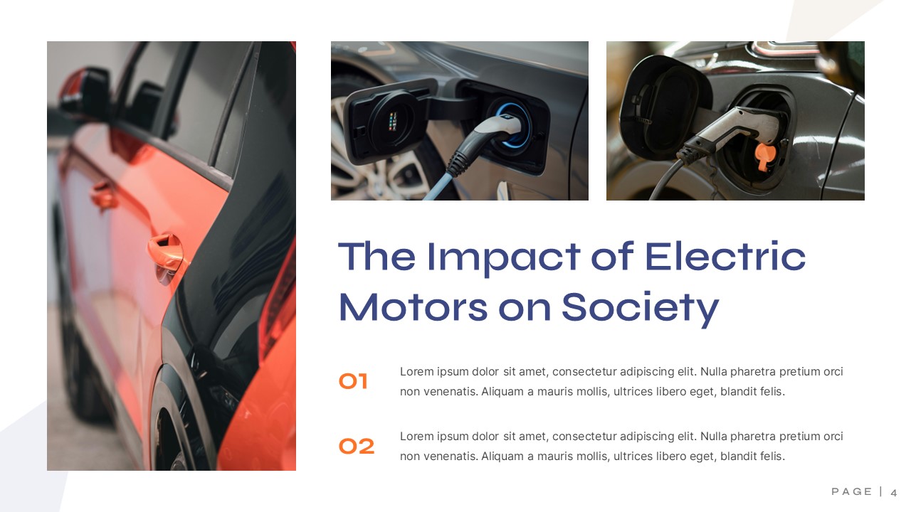 Monthor - Electric Motor Professional Presentation Template ...