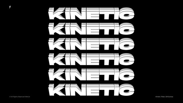 Kinetic Titles 5.0 | After Effects Titles template preview