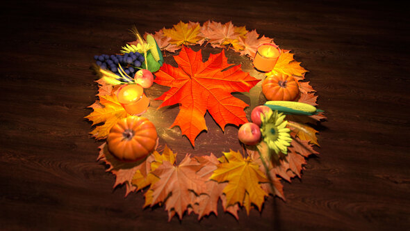 Thanksgiving Logo Openers template preview