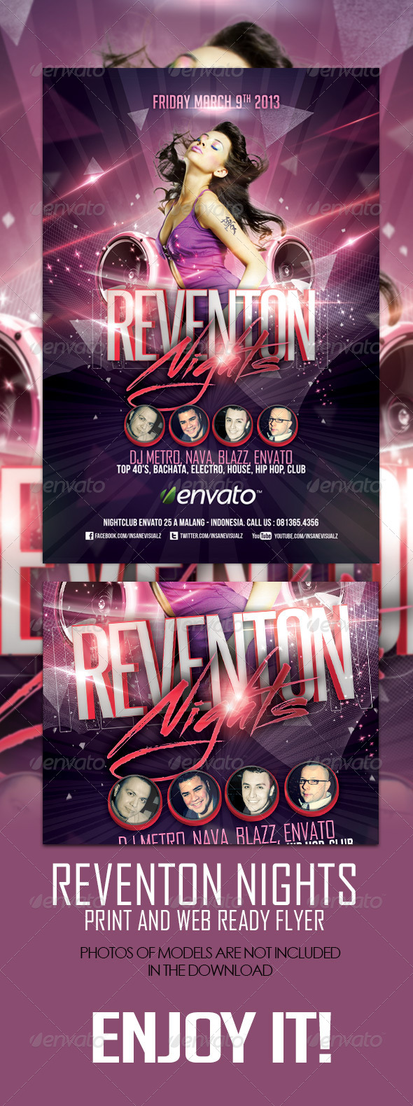 Reventon Nights Flyer - Flyers Print Templates