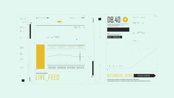 HUD Typography Medical Data Infographics template preview