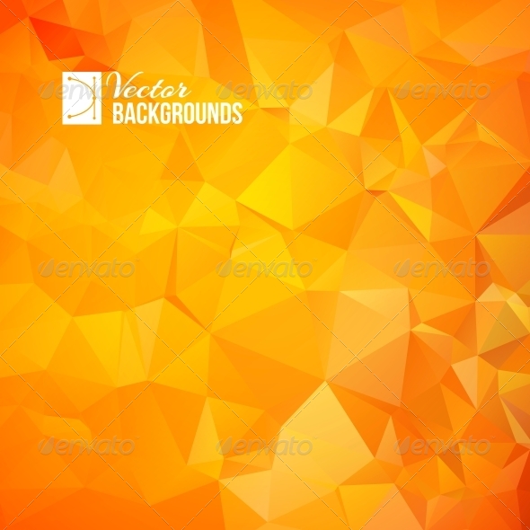Orange Triangle - Abstract Conceptual