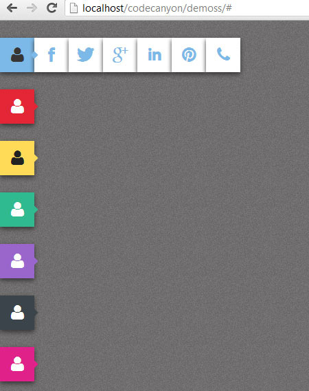 CSS3 Sticky Contacts by zcubetechnology | CodeCanyon