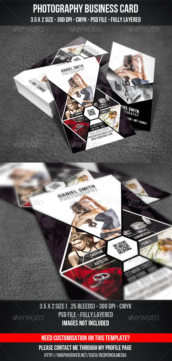 Photography Business Card - Industry Specific Business Cards
