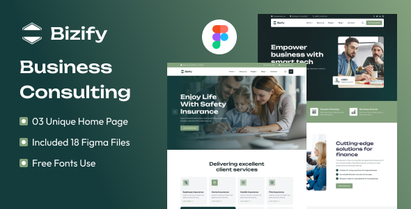 Bizify - Business Consulting Figma Template