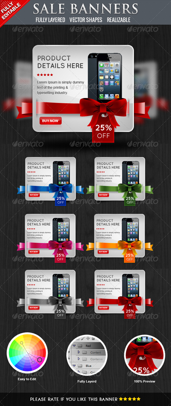 Coupon Banners II - Banners & Ads Web Elements