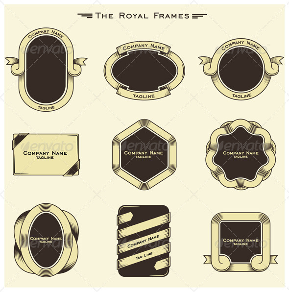 The Royal Frames - Borders Decorative