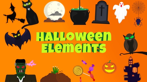 Halloween Elements For Final Cut Pro X