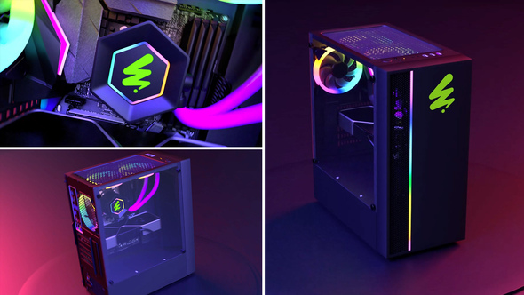 Personal Computer Logo Openers template preview