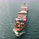 Container Vessel Floating in Sea - VideoHive Item for Sale