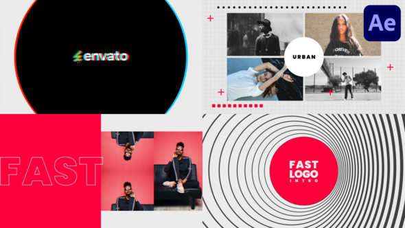 Fast Photo Intro | After Effects Logo Stings template preview