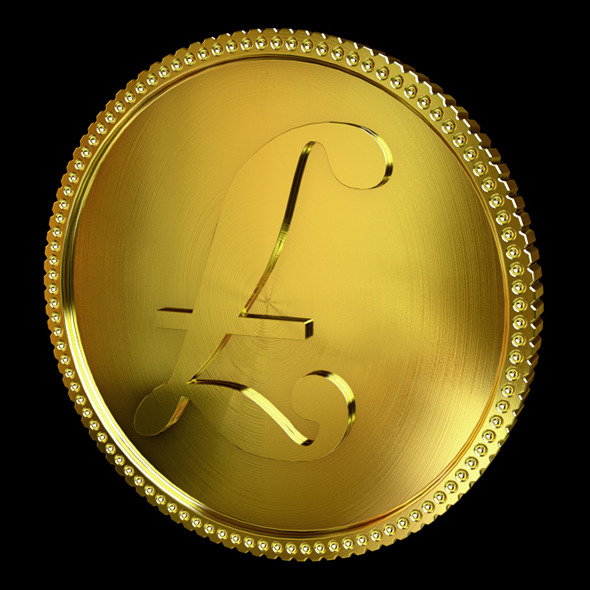 Libra Golden Coin - 3Docean 4333046