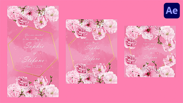 Wedding Invitation Product Promo template preview