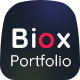 Biox - Personal Portfolio HTML Tailwind CSS Template