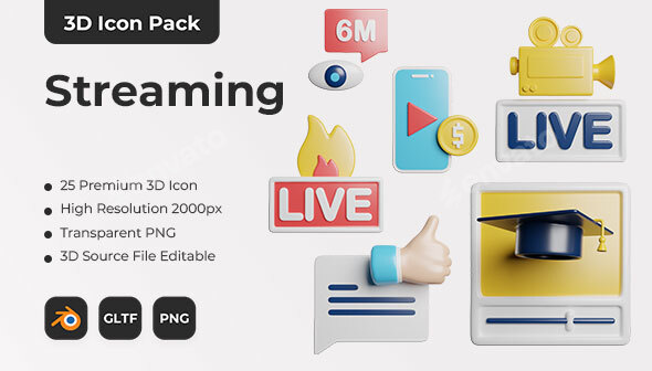 Streaming, Graphics | GraphicRiver