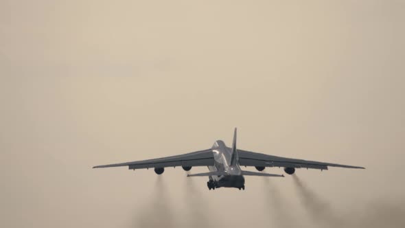 Fourengine Airplane Climb