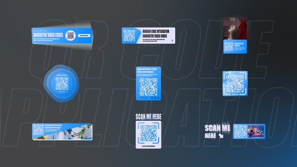 Scannable QR Code Titles MOGRT