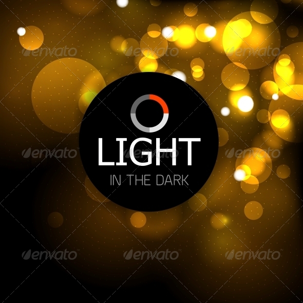 Shiny Light Abstract Design Template - Media Technology
