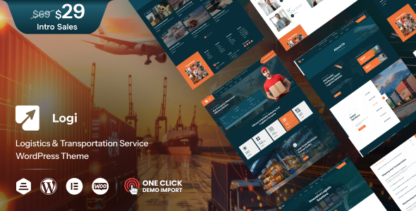 Logi – Logistics WordPress Theme