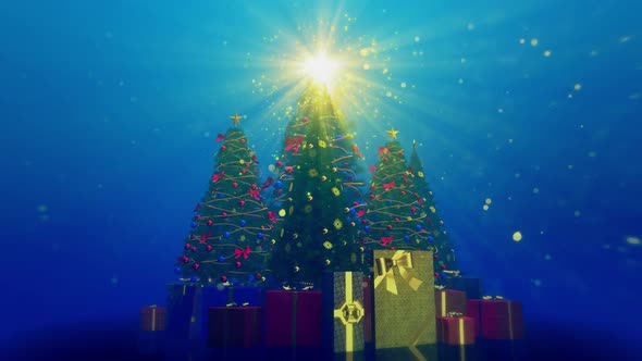 Christmas Tree Gift Box For Gatsby Style 04 HD alt