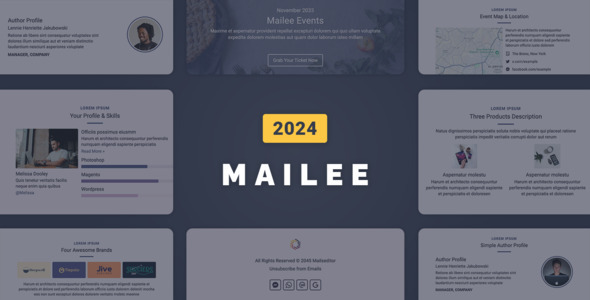 Mailee Responsive Email Template 2024