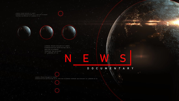 Realistic News Intro Openers template preview