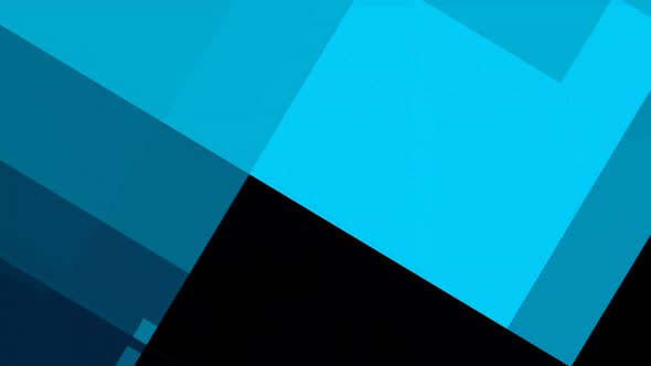 Cyan Black Color Technology Shape Motion Animated Background