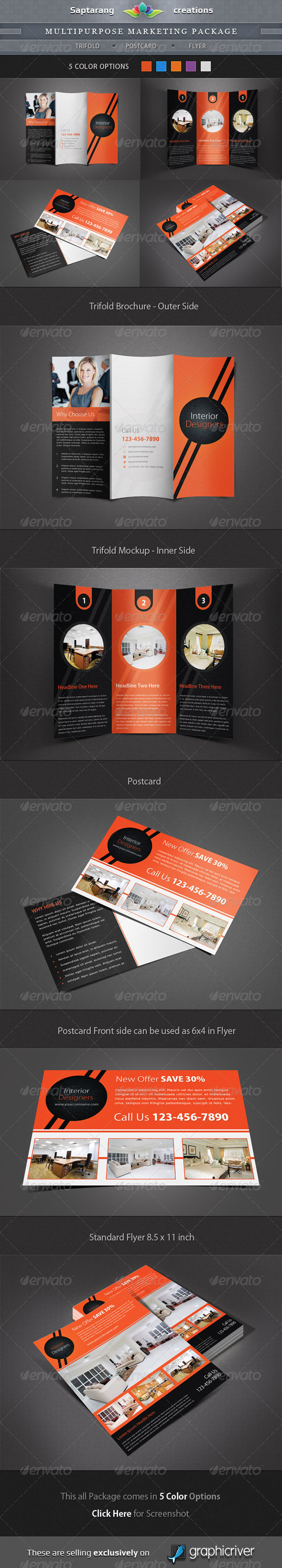 Multipurpose Marketing Package - Corporate Brochures