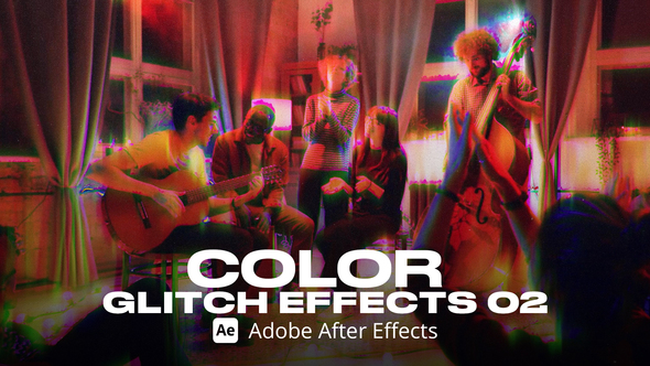 Color Glitch Effect 02 Ae Elements template preview