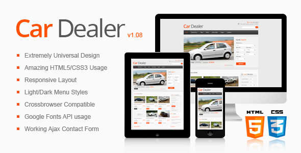 Car Dealer Responsive HTML5/CSS3 Template