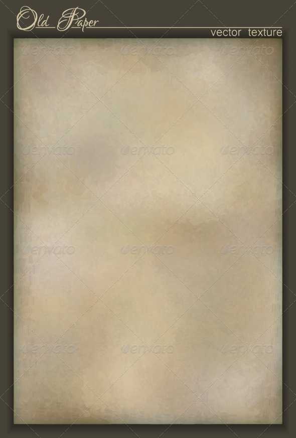 Vintage Old Paper Textured Background - Abstract Conceptual