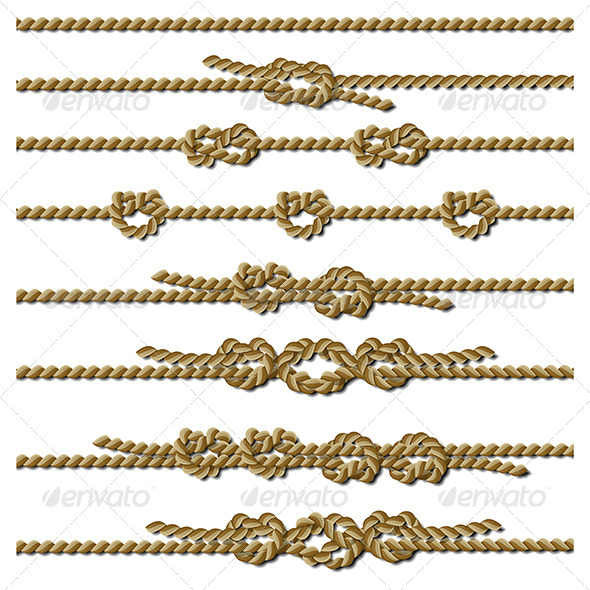 Set of Rope Knots - Miscellaneous Vectors