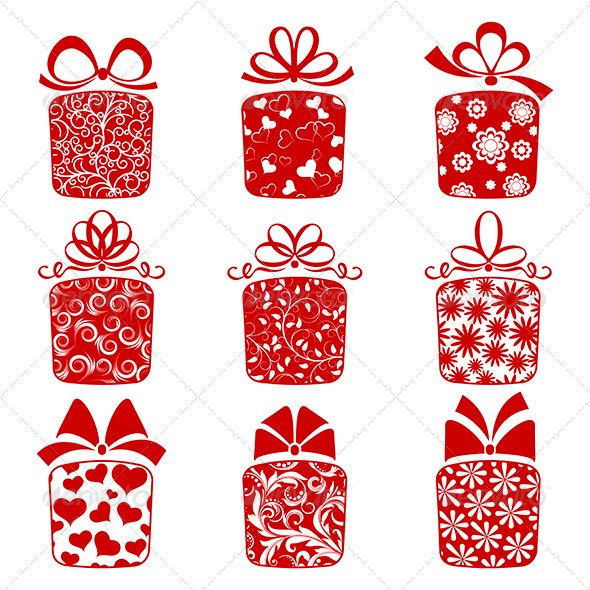 Collection of Gift Boxes - Birthdays Seasons/Holidays