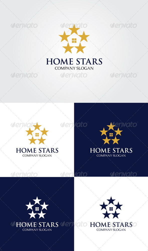 Home Stars Logo - Symbols Logo Templates